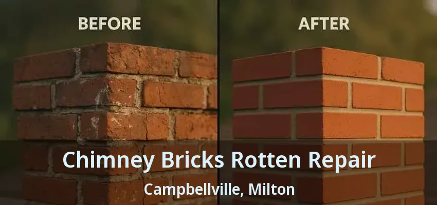 Chimney Bricks Rotten Repair Campbellville, Milton - ON Chimney Bricks Rotten Repair Campbellville, Milton - ON