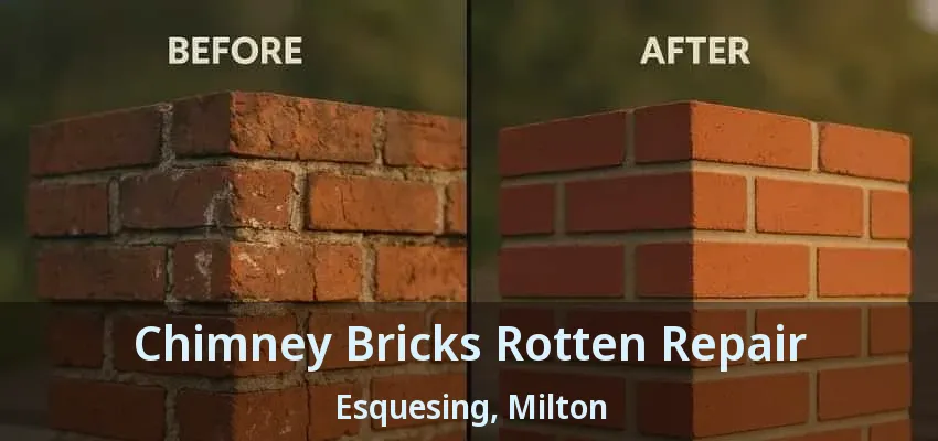 Chimney Bricks Rotten Repair Esquesing, Milton - ON Chimney Bricks Rotten Repair Esquesing, Milton - ON