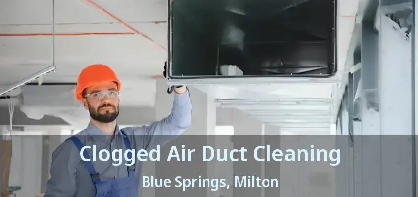 Clogged Air Duct Cleaning Blue Springs, Milton - ON