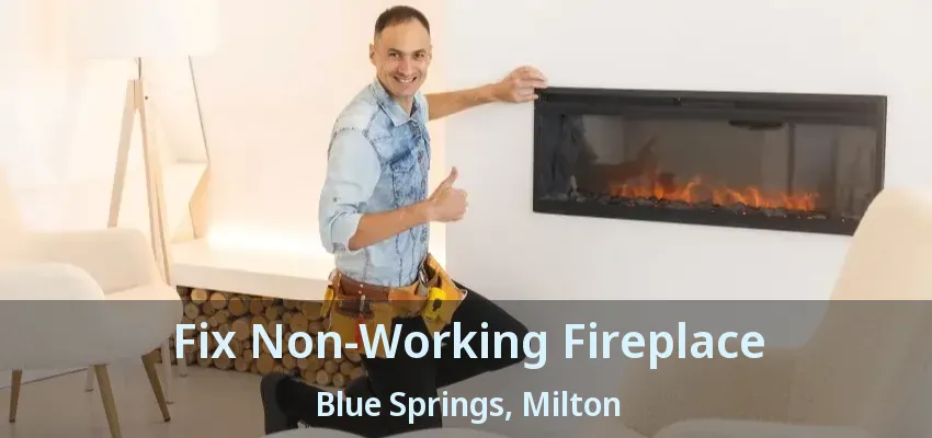 Fix Non-Working Fireplace Blue Springs, Milton - ON