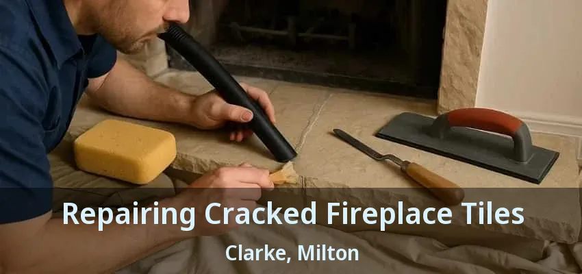 Repairing Cracked Fireplace Tiles Clarke, Milton - ON Repairing Cracked Fireplace Tiles Clarke, Milton - ON