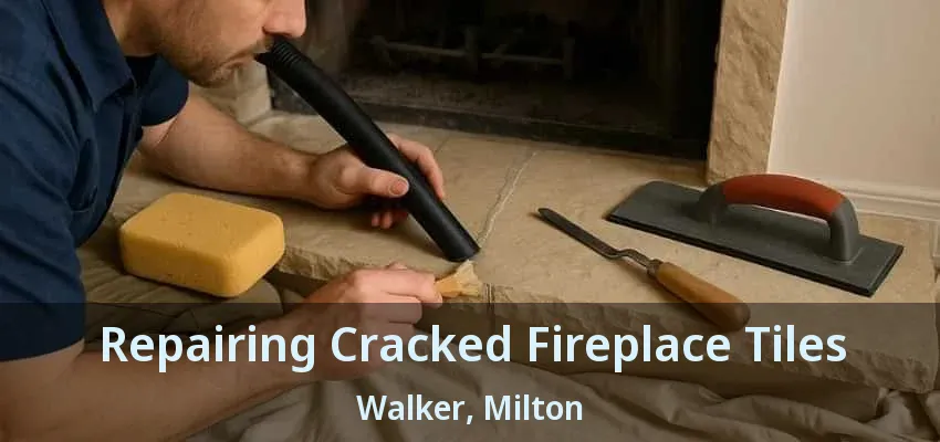 Repairing Cracked Fireplace Tiles Walker, Milton - ON Repairing Cracked Fireplace Tiles Walker, Milton - ON