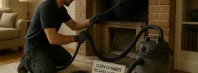 Fireplace Smoke Chamber Repair Old Milton, Milton